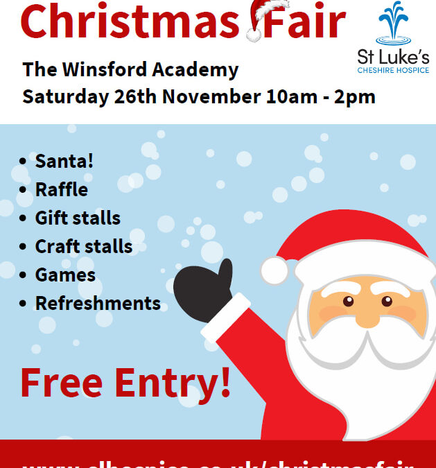 St Luke’s Christmas Fair at The Winsford Acadamy