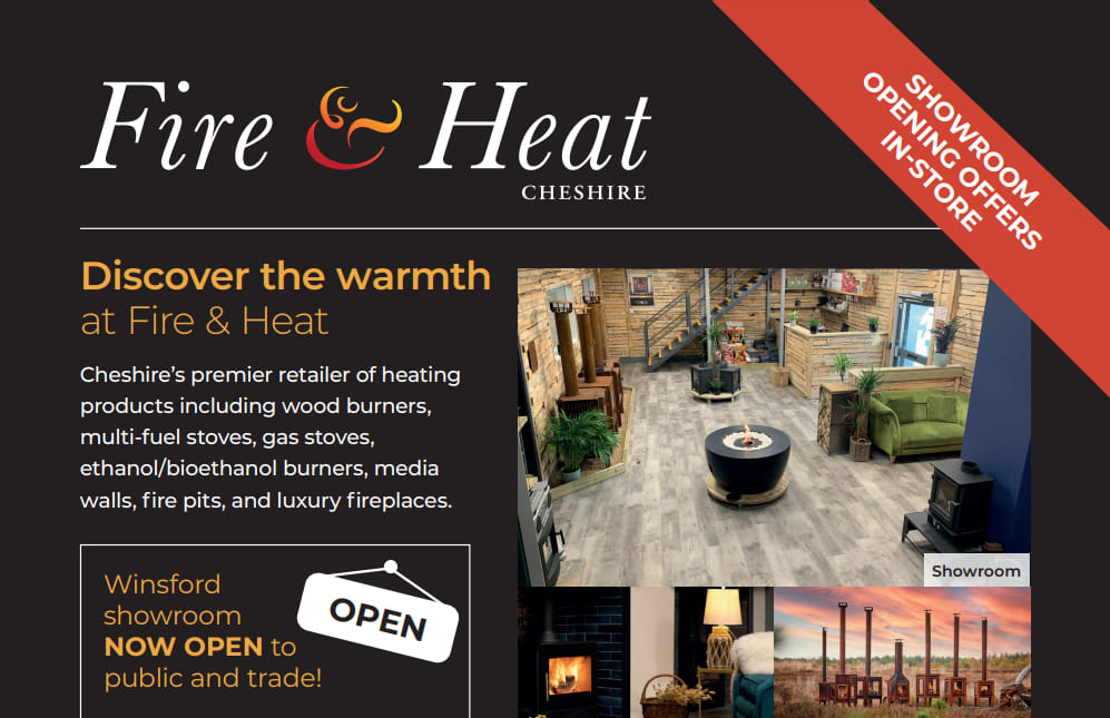 Fire and Heat Cheshire Showroom Now Open