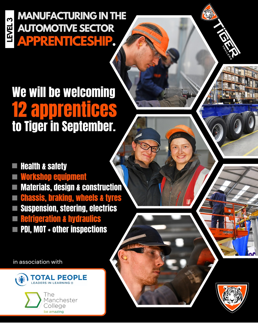 Apprenticeships with Tiger Trailers 2025