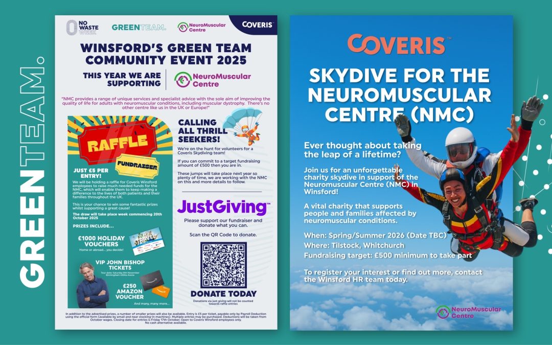 Coveris Raffle and Skydiving