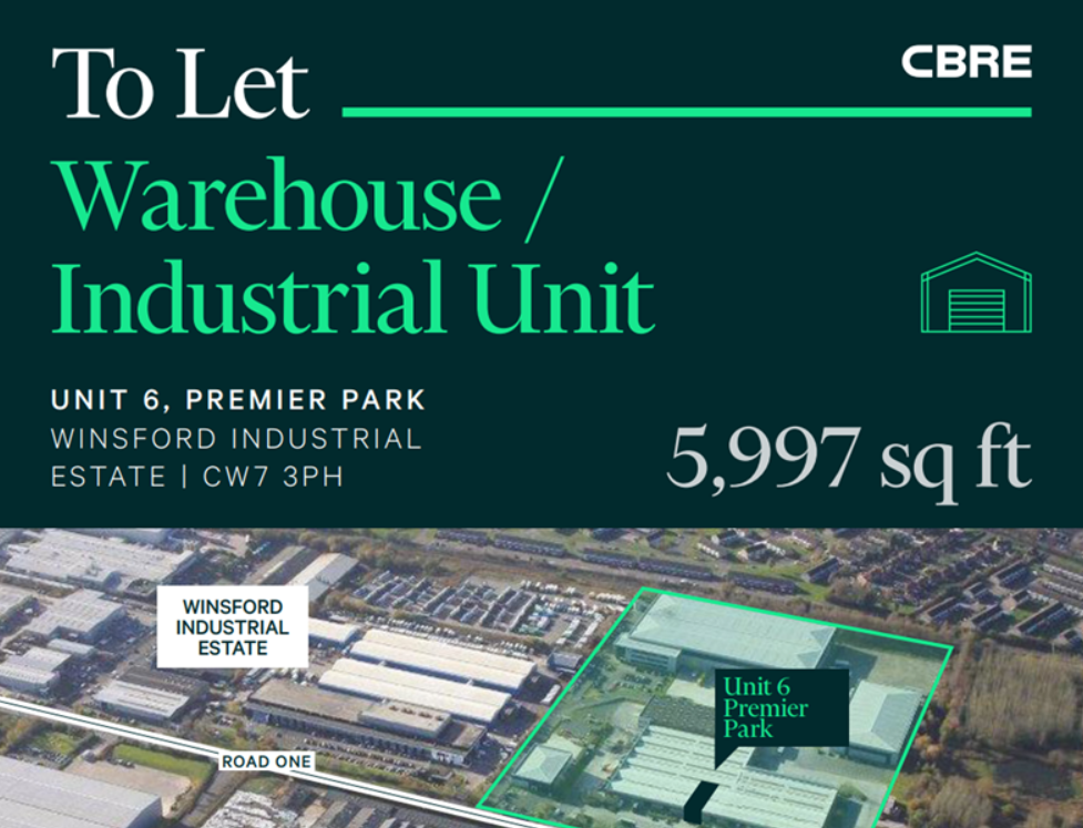 Unit 6 Premier Park Winsford Industrial Estate (To Let)